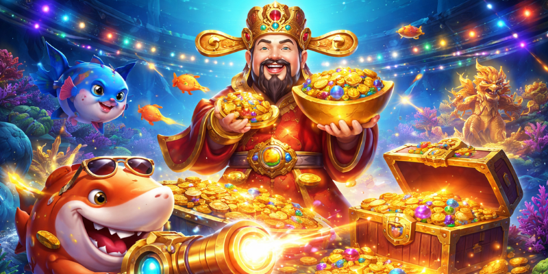 Bắn cá thần tài cực Hot tại Hitclub