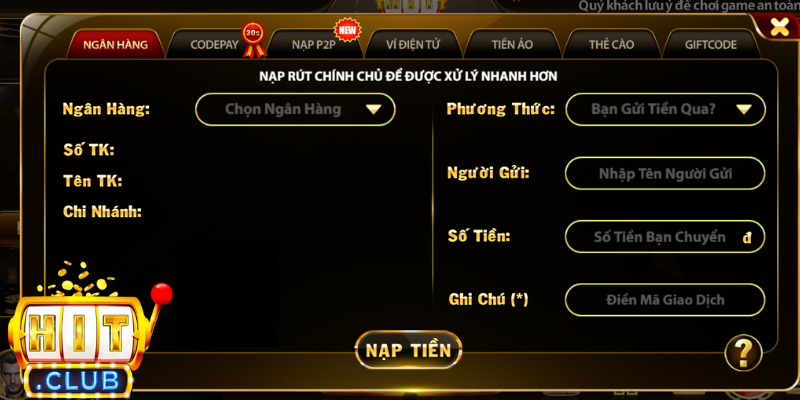Nạp lần hai Hitclub – ưu đãi tiếp nối